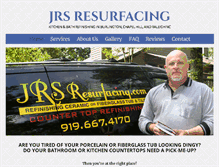 Tablet Screenshot of jrsresurfacing.com